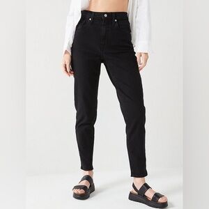 BDG Black High-Waist Mom Jeans Size 25